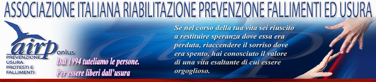 A.I.R.P. - Associazione Italiana Riabilitazione Prevenzione fallimenti ed usura